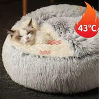 Cama Cueva Suave Tipo Igloo para Perros y Gatos – Acolchada y Antideslizante